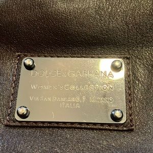 Dolce and Gabbana brown tote bag